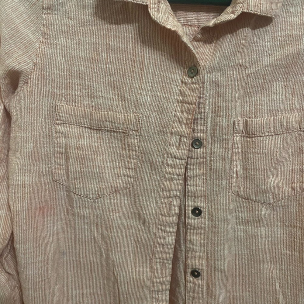 Title: Kuhl Aspendel Striped Roll-Tab Long Sleeve Button Down Shirt XS